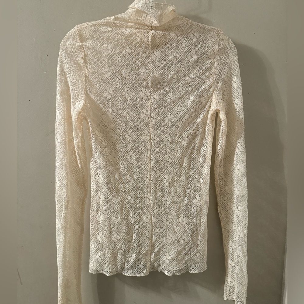 Intimately FREE PEOPLE "Sweet Memories" lace Top - Picture 5 of 6
